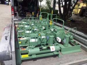 Load of Bitzer Consening units